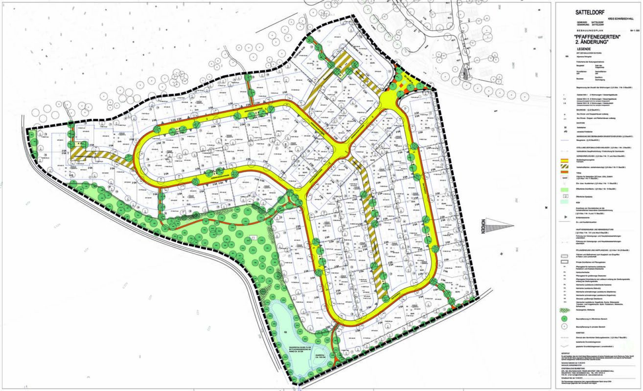Kuhn Architekten Bebauungsplan | Satteldorf - Kuhn Architekten
